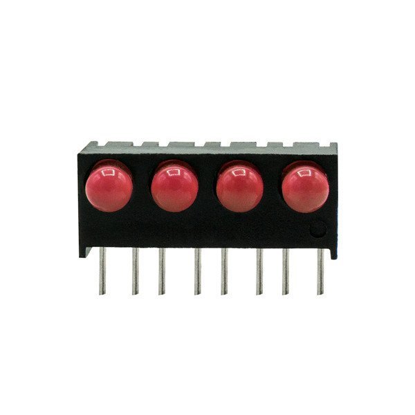 Dialight Led Circuit Board Indicators Red Diffused Low Current 551-1107-004F